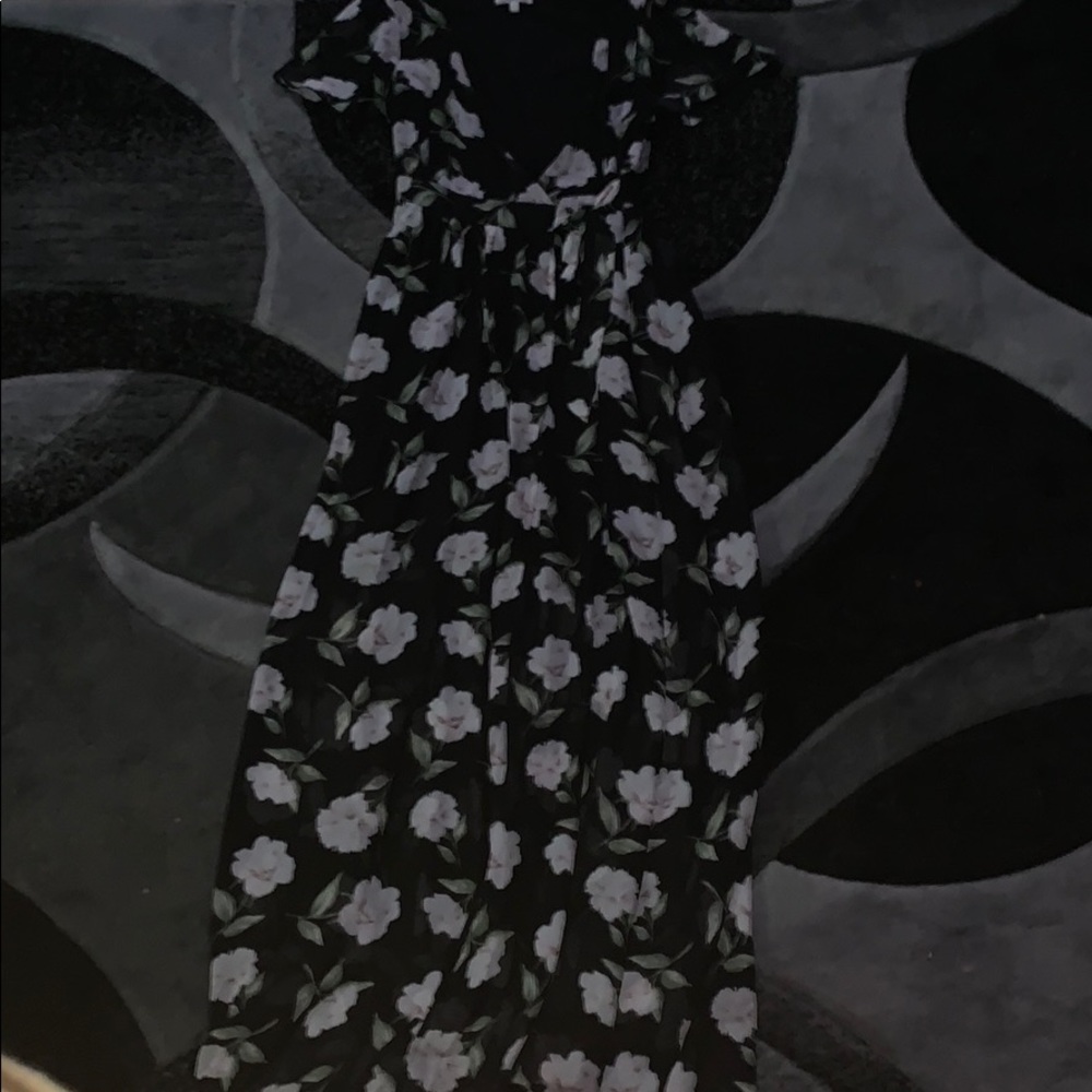 long floral dress